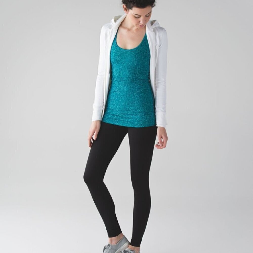 Lululemon Cool Racerback Foli Manifesto Bali Breeze Tofino Teal | 4 - Picture 7 of 8